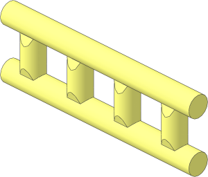Bar  1 x  4 x  1.5