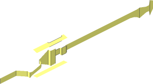 ~Arrow with Solid Shaft Half X-Sym