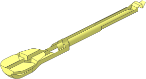 ~Arrow with Solid Shaft Half Y-Sym