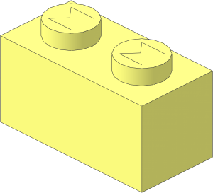 Modulex Brick  1 x  2