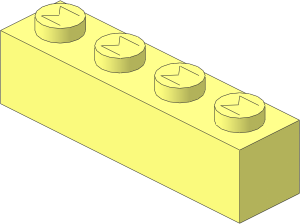Modulex Brick  1 x  4