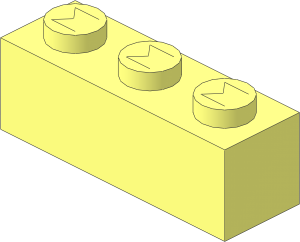 Modulex Brick  1 x  3