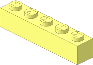 Modulex Brick  1 x  5
