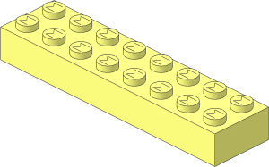 Modulex Brick  2 x  8