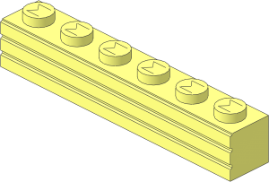 Modulex Profile Brick  1 x  6