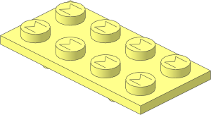 Modulex Plate  2 x  4 Turntable