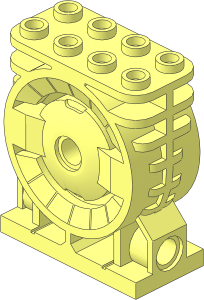 Brick  2 x  4 x  4 with Propeller Housing