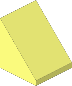 Modulex Slope Brick 45  1 x  1