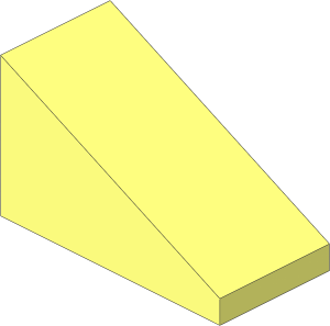 Modulex Slope Brick 27  2 x  1