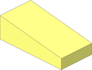 Modulex Slope Brick  9  2 x  1 x  0.5
