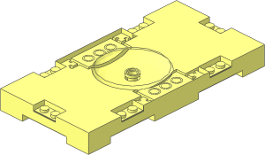 ~Brick 16 x  8 Sports Field Section without Patternable Surface