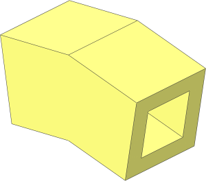 Modulex Brick Angled 9 2 x 1 Double