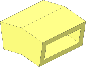 Modulex Brick Angled 9 2 x 2 Double