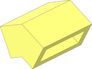Modulex Brick Angled 27 2 x 2 Double