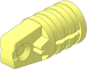 Hinge Arm Locking with Single Finger and Axlehole