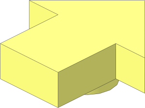 Modulex Symbol Arrow  2 x  2