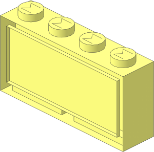 ~Modulex Window  1 x  4 x  2 without Front Surface