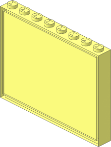 ~Modulex Window  1 x  8 x  6 without Front Surface