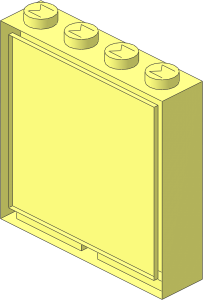 ~Modulex Window  1 x  4 x  4 without Front Surface