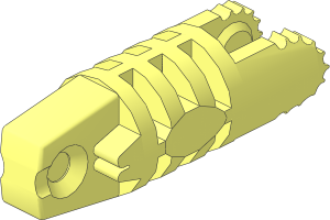 Hinge Arm Locking with Single and Dual Fingers without Hole
