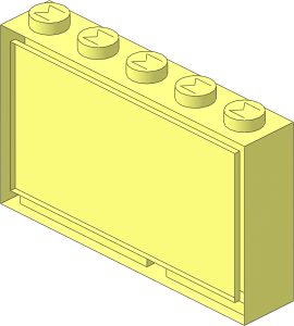~Modulex Window  1 x  5 x  3 without Front Surface