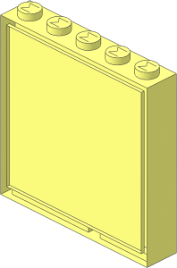~Modulex Window  1 x  5 x  5 without Front Surface
