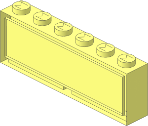 ~Modulex Window  1 x  6 x  2 without Front Surface