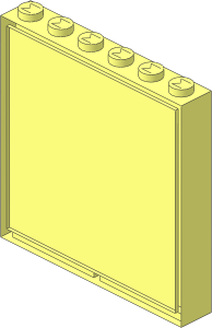 ~Modulex Window  1 x  6 x  6 without Front Surface