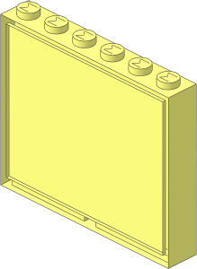 ~Modulex Window  1 x  6 x  5 without Front Surface