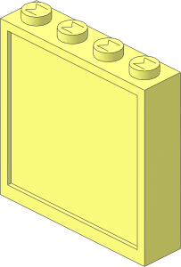 Modulex Window  1 x  4 x  4