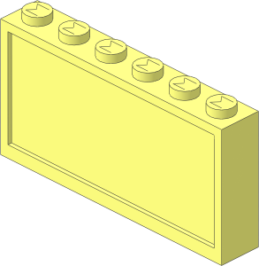 Modulex Window  1 x  6 x  3