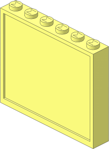 Modulex Window  1 x  6 x  5
