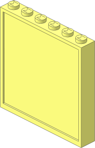 Modulex Window  1 x  6 x  6