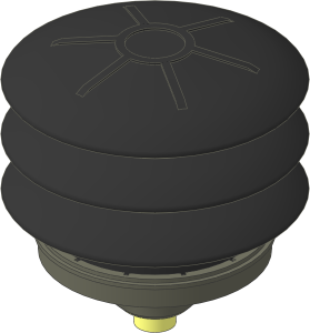 Hose Air Pump 16 x 14 x 13 Valves and Pump with Dark Grey Casing and Ring (Complete)