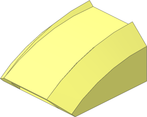 Slope Brick Curved Top  2 x  2 x  1