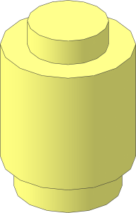 Brick  1 x  1 Round with Solid Stud
