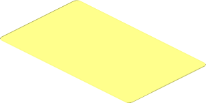 ~Sticker Back  1.8 x  3.0