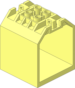Container  4 x  4 x  4 with 2 Click Hinges
