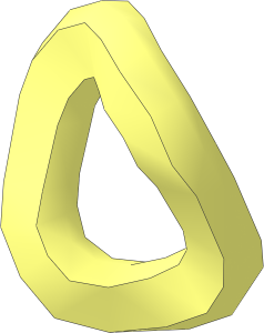 Keychain - Twisted Chain Link