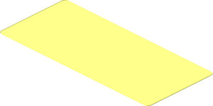 ~Sticker Back  1.6 x  3.6