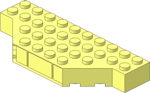 ~Brick  4 x 10 without Two Corners - without Front Surface