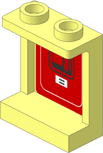 Panel  1 x  2 x  2 Reinforced with Containment Unit Sticker