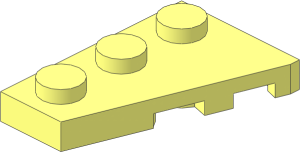 Wing  2 x  3 Left with Chamfer