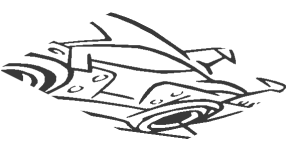 ~Sticker  1.8 x  1.8 with Car Detail on Black Background - Car