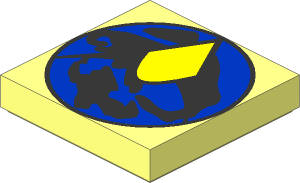 Tile  2 x  2 with Explorien Logo Pattern