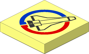 Tile  2 x  2 with Launch Command Logo Pattern