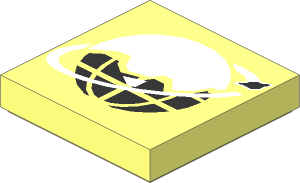 Tile  2 x  2 with Ice Planet Logo Pattern