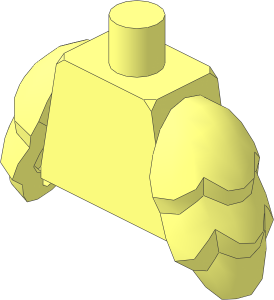 Minifig Torso with Bird Wing Arms