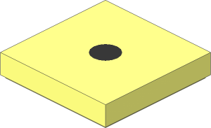 Tile  2 x  2 with  1 Black Dot Pattern