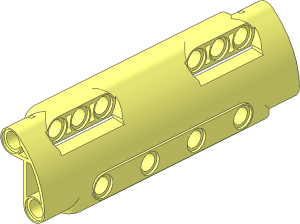 Technic Panel Smooth 11 x  2 x  3 with 10 Front Pin Holes